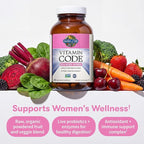 Garden of Life Vitamin Code Multivitamin for Women 50 & Over, 240 Capsules, for Women 50 Plus with B Vitamins, Vitamins A, C, D3, E & K, CoQ10, Probiotics & Enzymes