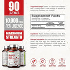 biophix Methyl B-12 10000 mcg 90 Vegan Lozenges Cherry Flavor Extra Strength - Supports Nervous System Immune Health Blood Flow Metabolism Brain Focus Energy