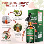 7-in-1 Soursop Bitters Liquid, Soursop Oil with Sea Moss & Turmeric & Vitamin for Immune & Digestive & Cell Support, Sugar-Free | Non-GMO | Vegan (2 Fl oz) Strawberry