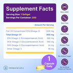 InnovixLabs Triple Strength Omega 3 Supplement, Burpless Fish Oil for Women and Men - 900 mg EPA & DHA, Brain & Joint Support, Award Winning & Third-Party Tested, 200 Softgels