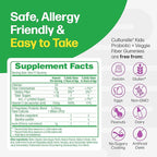 Culturelle Daily Probiotic For Kids + Veggie Fiber Gummies (Ages 3+) - 60 Count - Digestive Health & Immune Support – Berry Flavor with a Vitamin C Boost