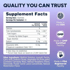 Sugar-Free Resveratrol Gummies - Potent Anti-Aging Antioxidant - Resveratrol Supplement to Support Digestive & Immune Health - Natural Herb for Cell Growth & Repair - Easy Chewable NMN Alternative