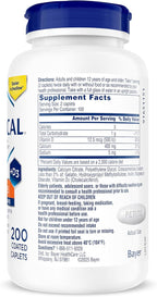 Citracal Slow Release- Calcium 1200 mg with Vitamin D3, Magnesium, Calcium Supplement, Bone Health Support, Take Once Daily Caplet, 185 Count