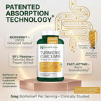 Nature's Push Turmeric Curcumin Super Potent 30:1 Extract 375mg 90% Curcuminoids, 1,350mg Turmeric Root 10:1 Plus Black Pepper for Healthy Inflammation Support Non-GMO Gluten Free Vegan USA 90 Caps