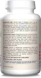 Jarrow Formulas EPA-DHA Balance, 1,200 mg Omega-3 Fatty Acids for Cardiovascular Support, 240 Softgels, 120 Day Supply