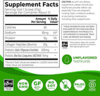 Orgain Hydrolyzed Collagen Peptides + Prebiotic & Probiotics Powder for Women & Men, 20g Grass Fed Collagen, 1 Billion CFU - Supports Digestive, Hair, Skin & Joint Health, Non-GMO, Type I & III, 1lb