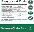 American Standard Supplements Digestive Enzymes Plus Probiotics & Prebiotics, 90 Veggie Capsules, for Digestion with Amylase, Bromelain, Papain, Lipase, Lactase, Protease, Papain, Cellulase