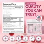 Vaginal Probiotics for Women – pH Balance & Vaginal Flora Support – Women’s Synbiotic with Probiotics & Prebiotics, Lactobacillus Blend & Cranberry – 90 Capsules
