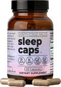 Santa Cruz Paleo Sleep Caps with L-Theanine, Lemon Balm, Passion Flower & Valerian Root, Melatonin-Free Nighttime Relaxation, Paleo & Keto Friendly, Sugar & Gluten Free, 60 Capsules
