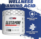 EHP Labs L Glutamine Powder Amino Acids - L-Glutamine, Workout Recovery, Immune Health & Gut Health Support (500g) - 100 Servings