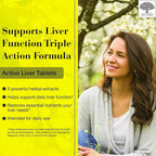 NEW NORDIC Active Liver 90-Day Supply, Daily Liver Supplement, Milk Thistle, Artichoke & Turmeric, 90 Tablets