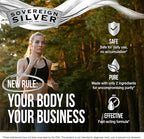 Sovereign Silver Immune Support - Colloidal Silver, Bio-Active Silver Hydrosol, 10 ppm, Liquid Dropper, 2 Fl Oz, (59 mL)