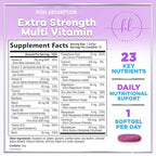 Multivitamin For Women - Complete Daily Woman's Multivitamins with Biotin, Calcium, Folic Acid, Iron, Zinc, Vitamin A, C, D, E & B Vitamins, Women's Hair Skin and Nails Supplements - 60 Softgels