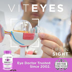 Viteyes AREDS 2 + Omega-3 Macular Support Softgels, Plus Triple Strength Omega-3 (650 mg EPA, 350 mg DHA) for Heart Health & Eye Health, Eye Vitamins, Vision Supplement, 270 Softgels