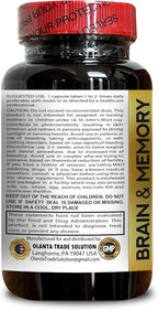 Mind Matrix Advanced Brain Support - Enhance Memory, Clarity & Focus with Premium Ingredients Like Ginkgo Biloba, Bacopa Monnieri & Alpha-GPC - Boost Cognitive Function & Mental Performance - 1 Bottle