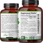 Zazzee Extra Strength French Maritime Pine Bark Extract 20:1, 350 mg Per Capsule, 95% Proanthocyanidins, 180 Vegan Capsules, 6 Month Supply, Certified Kosher, Antioxidant Support, Non-GMO, Made in USA