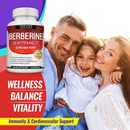 Toplux Berberine Supplement 1800mg - Berberine HCL 97% Tested Ultra High Purity Premium Berberine Extract to Support Overall Health, High Potency Berberine Plus Non-GMO Vegan Men Women, 90 Capsules