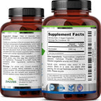 Zazzee Myo-Inositol Capsules, 2000 mg per Serving, 240 Vegan Capsules, Ideal Dosage for 40:1 Ratio, Certified Kosher, Hormone Balance & Healthy Ovarian Function Support, Non-GMO, Made in the USA