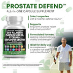 Clean Nutraceuticals Saw Palmetto Pumpkin Seed Oil Pygeum Sunflower Lecithin Stinging Nettle Cranberry - Prostate Supplements for Men with Lycopene - 90 Caps (Pack of 2)
