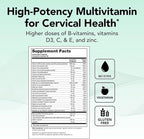 Theralogix ProCerv HP High-Potency Multivitamin - 90-Day Supply - Support for Women & Men - Immune Support Supplement - Includes Vitamin B, Vitamin C, Vitamin D & Zinc - NSF Certified - 270 Capsules
