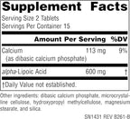 Source Naturals Alpha Lipoic Acid, Timed Release Antioxidant Protection* - 300mg - 30 Vegan Tablets