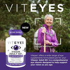 Viteyes Vision for Ages 50 Plus for Eye Health, Vision Support, Aging Eyes, Lutein, Zeaxanthin, Omega-3, Zinc, Vitamin C, Vitamins D, Vitamins E, Eye Doctor Trusted, Manufactured in The USA, 90 Ct