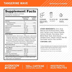 Optimum Nutrition Amino Energy Powder Plus Hydration, with BCAA, Electrolytes, and Caffeine, Tangerine Wave, 30 Servings (Packaging May Vary)