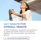 DR. EMIL NUTRITION Women & Men Total Gut Health Complex | Prebiotic + Probiotic + Postbiotic Gut Health Supplements | Probiotics Digestive Health & Gut Health | 60 Capsules