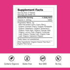 Dr. Schulze's Super-C Plus - Vitamin C Supplement for Immune Support - Skin Health & Antioxidant Support - High-Potency Formula - Plant-Based Superfood - Gluten-Free & Vegan - 60 Count (20 Servings)