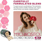Bundle 6in1 Beet Root Supplements 100 Count & 6in1 Myo-inositol & D-Chiro Inositol Supplement for Women 120 Count - for Immune, Heart Health & Overall Health