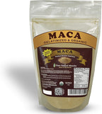 Organic Gelatinized Maca Root Powder (16 oz) - Peruvian Adaptogenic Superfood for Energy, Hormonal Balance & Endurance - Non-GMO, Vegan Herbal Booster for Men & Women