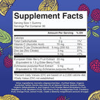 MARYRUTH'S Sugar Free Immunity Gummies | Powerful Blend | Elderberry Vitamin C & Zinc | Vitamin D3 & Echinacea | Immune Support Supplement | Gummies for Kids & Adults | Vegan | Non GMO | 90ct