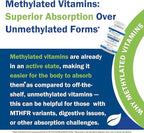 Power By Naturals Methyl Multi One – Iron-Free Methylated Multivitamin with Methyl B12, 5-MTHF, CoQ10 & Zinc – Methylation Support for Men & Women – 120 Capsules, 2-Pack (4-Month Supply)