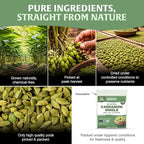 HANDPICK Green Cardamom Pods (57g / 2oz) Large size Green Elaichi | Pure, Non-GMO, Gluten Free | 100% Raw from India | Resealable Zip Lock Pouch