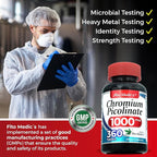 FITO Medic’S Lab Chromium Picolinate Supplement, 360 Tablets, Trace Mineral Formula