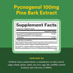 Natural Factors Pycnogenol 25 mg, Antioxidant Support for Healthy Aging, 60 Capsules