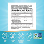 Nature's Way Bilberry Premium Extract, Supports Eye Health*, Eye Health Supplement for Adults with Black Elderberry*, Gluten Free, Vegan, 60 Capsules (Packaging May Vary)