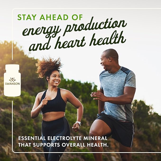 Swanson Potassium Citrate - Mineral Supplement Promoting Heart Health & Energy Support - Aids Optimal Nerve & Kidney Function with Natural Ingredients - (120 Capsules, 99mg Each) (4 Pack)