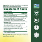MegaFood Whole Body Turmeric Curcumin Supplement - Turmeric Supplement With Black Pepper & Vitamin C - 475 mg Curcuminoids Per Serving - Antioxidant & Immune Support - Vegan - 60 Tablets, 30 Servings