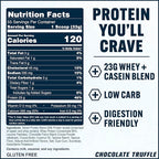 PEScience Select Protein Powder, Whey and Casein Blend, Lean Protein Powder for Men and Women, Low Calorie, Low Carb, Keto Friendly, Gluten Free, Chocolate Truffle - 55 Servings