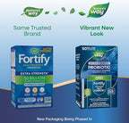 Nature's Way Extra Strength(1) Fortify Probiotic, Probiotics for Digestive Health, Prebiotics, 50 Billion Live Cultures, Digestive & Immune Health Support*, 30 Capsules