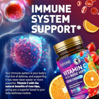 Built by Nature Chewable Vitamin C with Rose HIPS - 1000mg Immune Support Supplement - Non-GMO, Gluten-Free, Vegan - Powerful Antioxidant for Energy & Collagen Boost - Orange Flavor – 60 Tablets