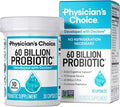 Physician's CHOICE Probiotics 60 Billion CFU - 10 Strains + Organic Prebiotics - Immune, Digestive & Gut Health - Supports Occasional Constipation, Diarrhea, Gas & Bloating - for Women & Men - 30ct