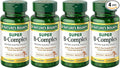 Nature's Bounty B-Complex with Folic Acid Plus Vitamin C, Tablets 150 Each (Pack of 4)