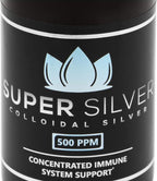 Super Silver 500 PPM Colloidal Silver - 2 Ounce Bottle with Dropper
