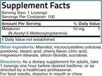 Bronson Melatonin 10mg Fast Dissolve Cherry Flavored Tablets Vegetarian Chewable Lozenges, 100 Count
