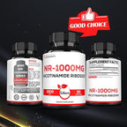 Satoomi NAD Nicotinamide Riboside - NR 1000mg Supplement - 60 Count for 30 Days