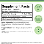 Chromium Picolinate 1000mcg - High Absorption and Bioavailability (90 Vegan Safe Capsules, Non-GMO, Gluten Free) by Double Wood Supplements