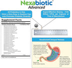 DrFormulas' Best Probiotics for Women & Men | Nexabiotic Multi Probiotic with Saccharomyces Boulardii, Lactobacillus Acidophilus, B. infantis, Prebiotic 60 Count Capsules (Not Pearls)