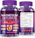 Magnesium Glycinate Gummies 600mg, Sugar Free Mix Berry